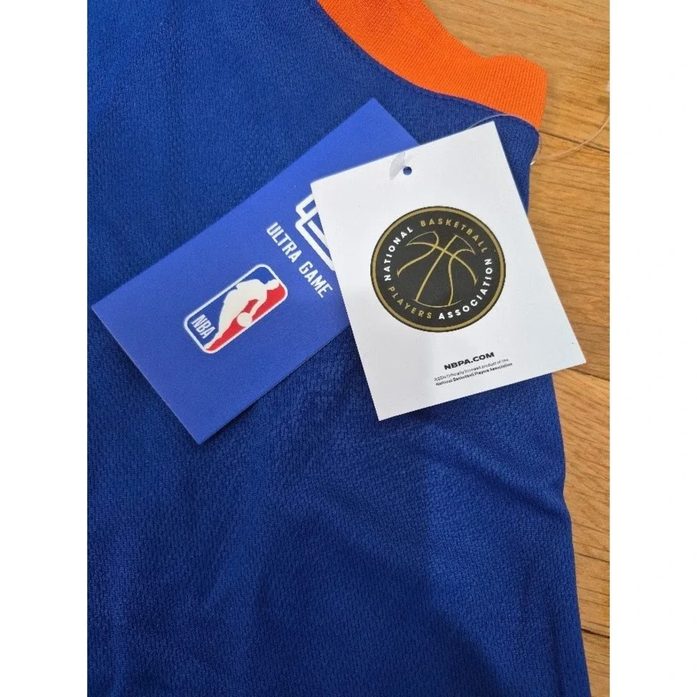 NY Knicks Jalen Brunson 11 Ultra Game NBA Jersey M  Royal Blue One of a Kind NEW